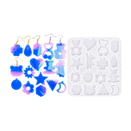 Animal Earrings Pendants DIY Silicone Mold DIY-Q033-02B-1