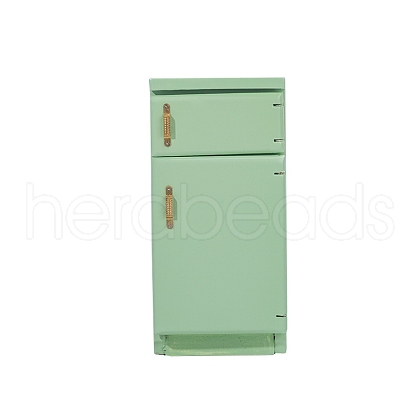 MDF Board Refrigerator  Miniature Ornaments PW-WG6753F-02-1