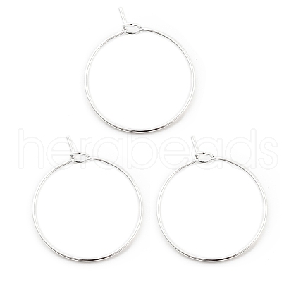 316 Surgical Stainless Steel Wine Glass Charms Rings STAS-L214-01F-S-1