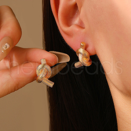 Alloy Stud Earrings WG1C64B-05-1