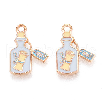 Alloy Enamel Pendants ENAM-T022-35-1