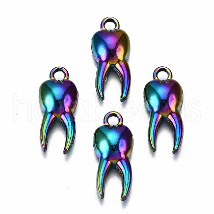 Rainbow Color Alloy Pendants PALLOY-S180-063-RS-1