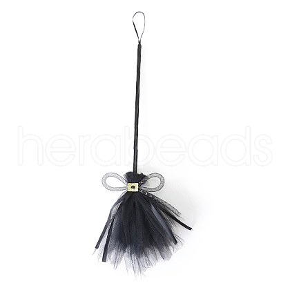 Halloween Witch Broom Ornament PW-WG20721-05-1