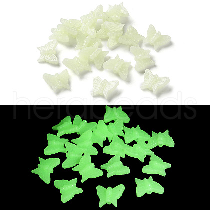 Luminous Opaque Acrylic Beads OACR-Z027-07-1