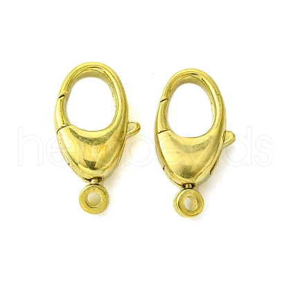 Brass Lobster Claw Clasps KK-D099-01A-C-1
