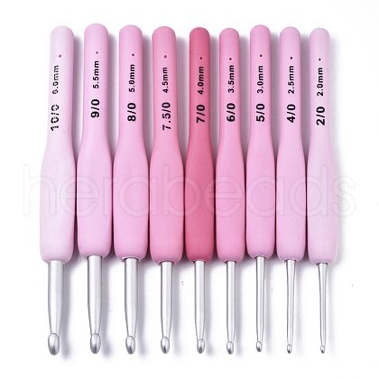 Aluminum Diverse Size Crochet Hooks Set TOOL-S015-004-1