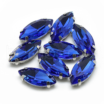 Sew on Rhinestone RGLA-T034-7x15mm-11-1