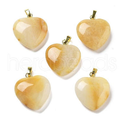 Natural Topaz Jade Pendants G-G956-B35-G-1