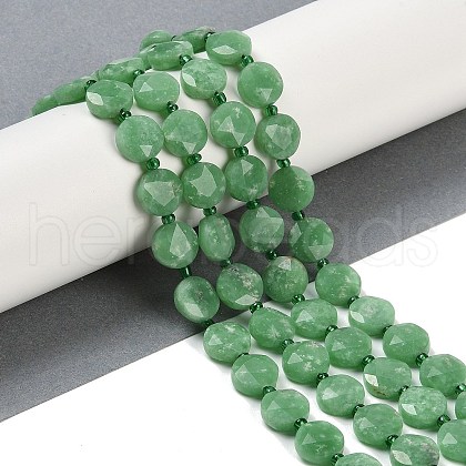 Natural Green Jade Beads Strands G-C116-A12-01-1