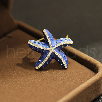 Starfish Enamel Pins JEWB-I040-01-1