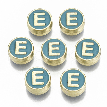 Alloy Enamel Beads ENAM-S122-028E-NR-1