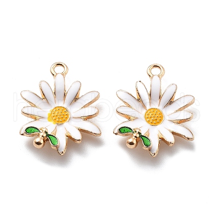 Alloy Enamel Pendants FIND-H016-01G-04-1