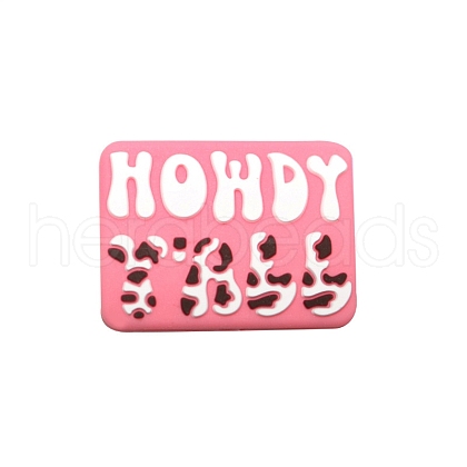 Cartoon English Letter Food Grade Eco-Friendly Silicone Focal Beads PW-WG44244-04-1