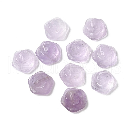 Natural Amethyst Carved Cabochons G-C185-01A-02-1