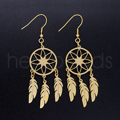 201 Stainless Steel Chandelier Earrings STAS-S105-JN360-2-1