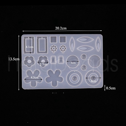 Pendants Food Grade Silicone Mold PW-WG15607-05-1