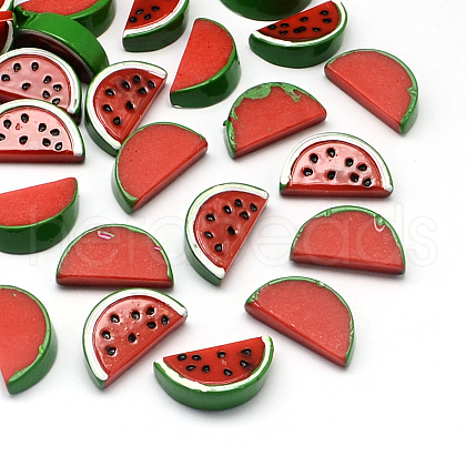Watermelon Resin Decoden Cabochons CRES-R183-14-1