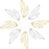 Unicraftale 8Pcs 2 Colors Stainless Steel Pendants STAS-UN0034-95-1