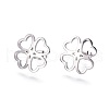 304 Stainless Steel Stud Earrings EJEW-F234-01P-1