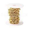 Rack Plating Brass Oval Link Chains CHC-I040-14G-3