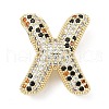 Brass Micro Pave Cubic Zirconia Pendants KK-Z108-02G-X-1