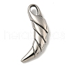 316 Surgical Stainless Steel Pendants STAS-Z073-77AS-1