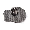 Spaceman with Moon Enamel Pin JEWB-P008-B02-2