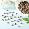 HOBBIESAY 300Pcs Brass Bell Pendants KK-HY0003-77-4