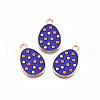 Alloy Enamel Pendants X-ENAM-S115-152-1