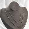 Brass Double Layer Necklaces NJEW-D302-52P-2