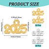SOFPLATE 100Pcs 2 Colors Alloy Pendants FIND-SP0002-35-2