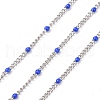 304 Stainless Steel Enamel Curb Chains CHS-P013-01P-09-1