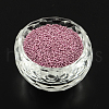 Color Plated DIY 3D Nail Art Decoration Mini Glass Beads X-MRMJ-R038-E04-1