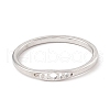 201 Stainless Steel Moon Phase Finger Ring for Women RJEW-A006-06P-1-1