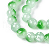 Baking Paint Glass Beads Strands DGLA-N015-8mm-09-3
