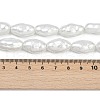 Electroplate Porcelain Imitation Pearl Beads Strands BSHE-Z009-09-5