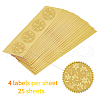 Self Adhesive Gold Foil Embossed Stickers DIY-WH0211-044-3