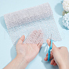 Plastic Mesh Rhinestone Trimming DIY-WH0308-118A-4