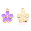 Alloy Enamel Charms X-ENAM-R059-02B-RS-2