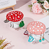 CRASPIRE 2Pcs 2 Colors Resin Earring Display Stands EDIS-CP0001-01-4