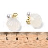 Natural Agate Natural Agate Shell Shaped Pendants G-U025-06G-3