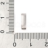 925 Sterling Silver Micro Pave Clear Cubic Zirconia Twister Clasps STER-U005-07P-3