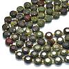 Natural Dragon Blood Beads Strands G-C116-A144-01-3