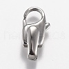 Polished 316 Surgical Stainless Steel Lobster Claw Clasps X-STAS-Z013-11P-1