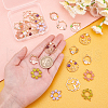   24Pcs 12 Style Alloy Enamel Pendants ENAM-PH0001-89-4