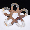 Resin & Walnut Wood Pendants RESI-S358-91A-1