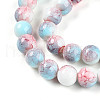 Baking Painted Glass Beads Strands X1-DGLA-N003-10mm-C03-4