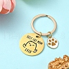 Alloy Enamel & 201 Stainless Steel Keychain KEYC-YW00101-02-1