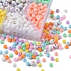 DIY Round Letter Beads Bracelet Making Kit DIY-YW0004-96-4