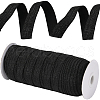 Gold and Silver Sparkle Elastic Side Nylon Ribbon NWIR-O010-01E-1
